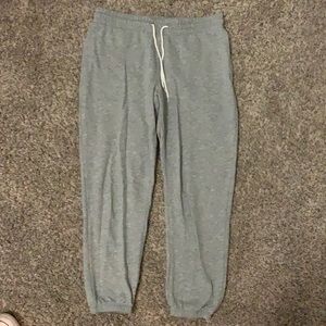 grey sweatpants